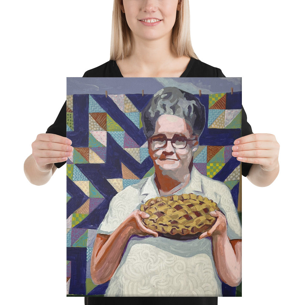 Granny R on Canvas